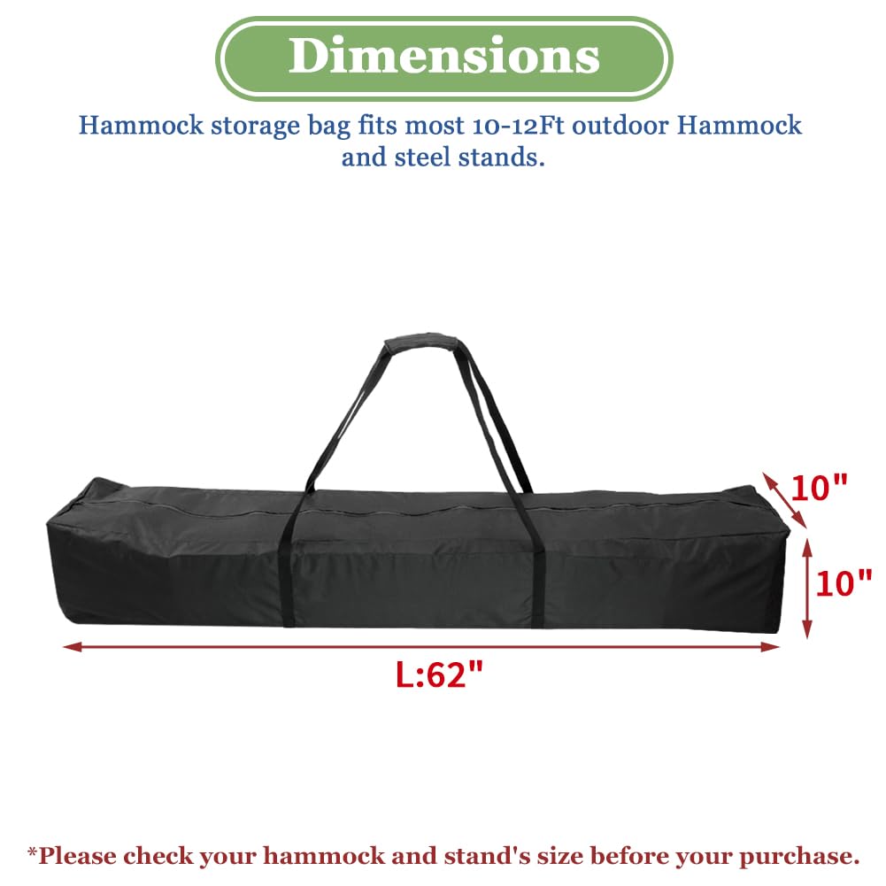 Loenel portable hammock bag with shoulder strap for convenient carrying.