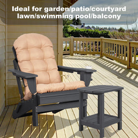LOENIY HDPE weather-resistant material on outdoor table exterior