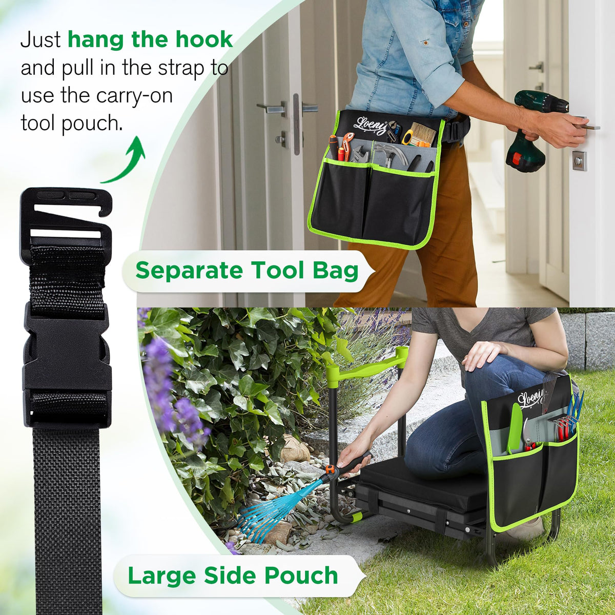 LOENIY suitable for indoor and outdoor use for diverse tasks.