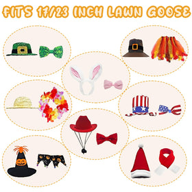 Lofeijxufj Easter goose costume brightens spring porch decor
