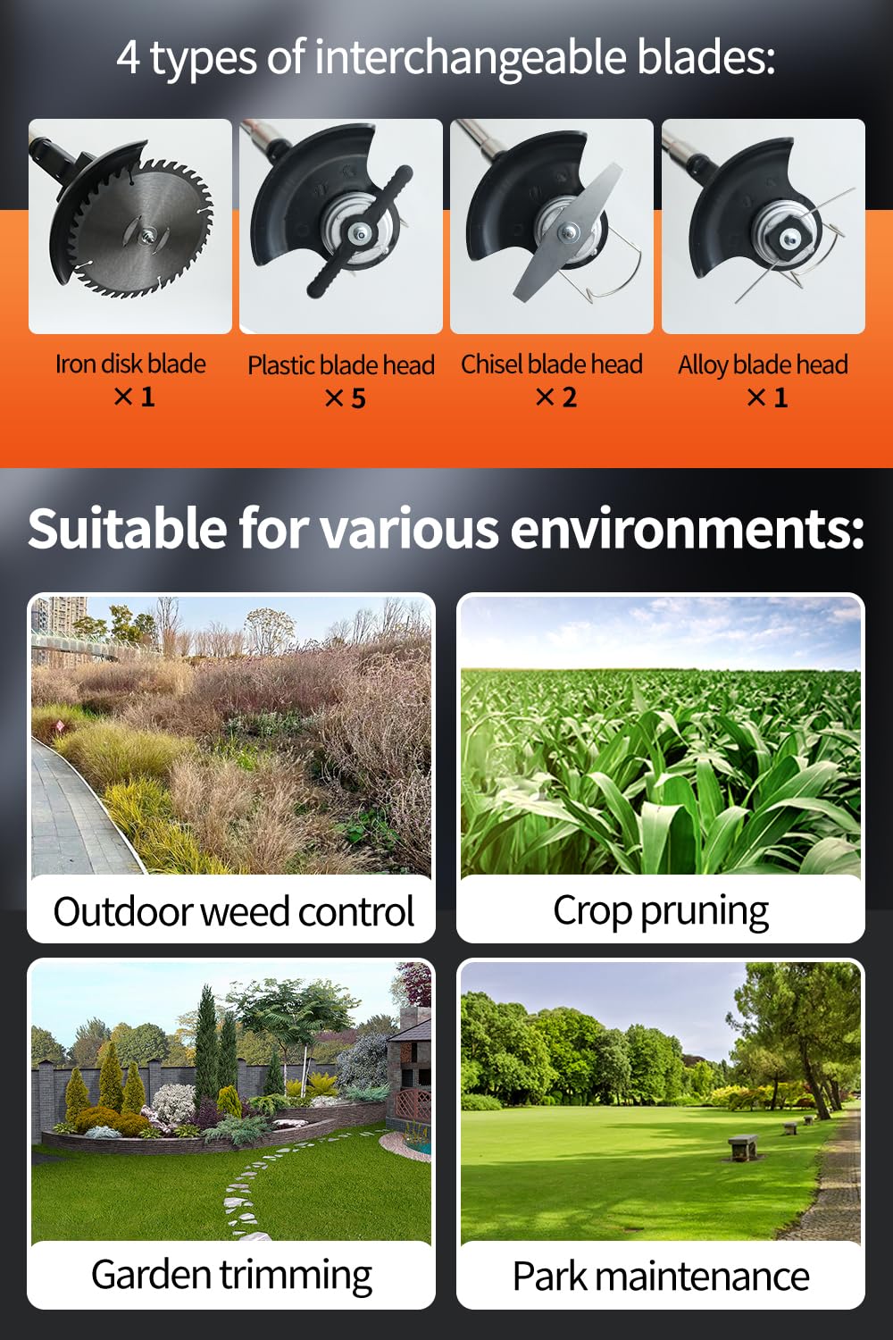 LOFINKU lightweight 2.9 lb weed tool allows comfortable all-day use.