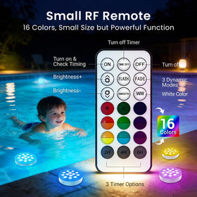 LOFTEK hot tub light submersible for colorful spa evenings.
