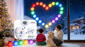 LOFTEK magnets and suction cups secure the light in place