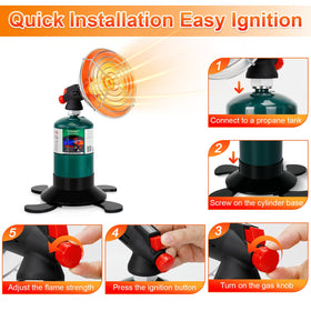 LOFUKI adjustable heat control knob lets you fine-tune comfort.
