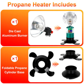LOFUKI one-push ignition with folding base enables quick, safe setup.