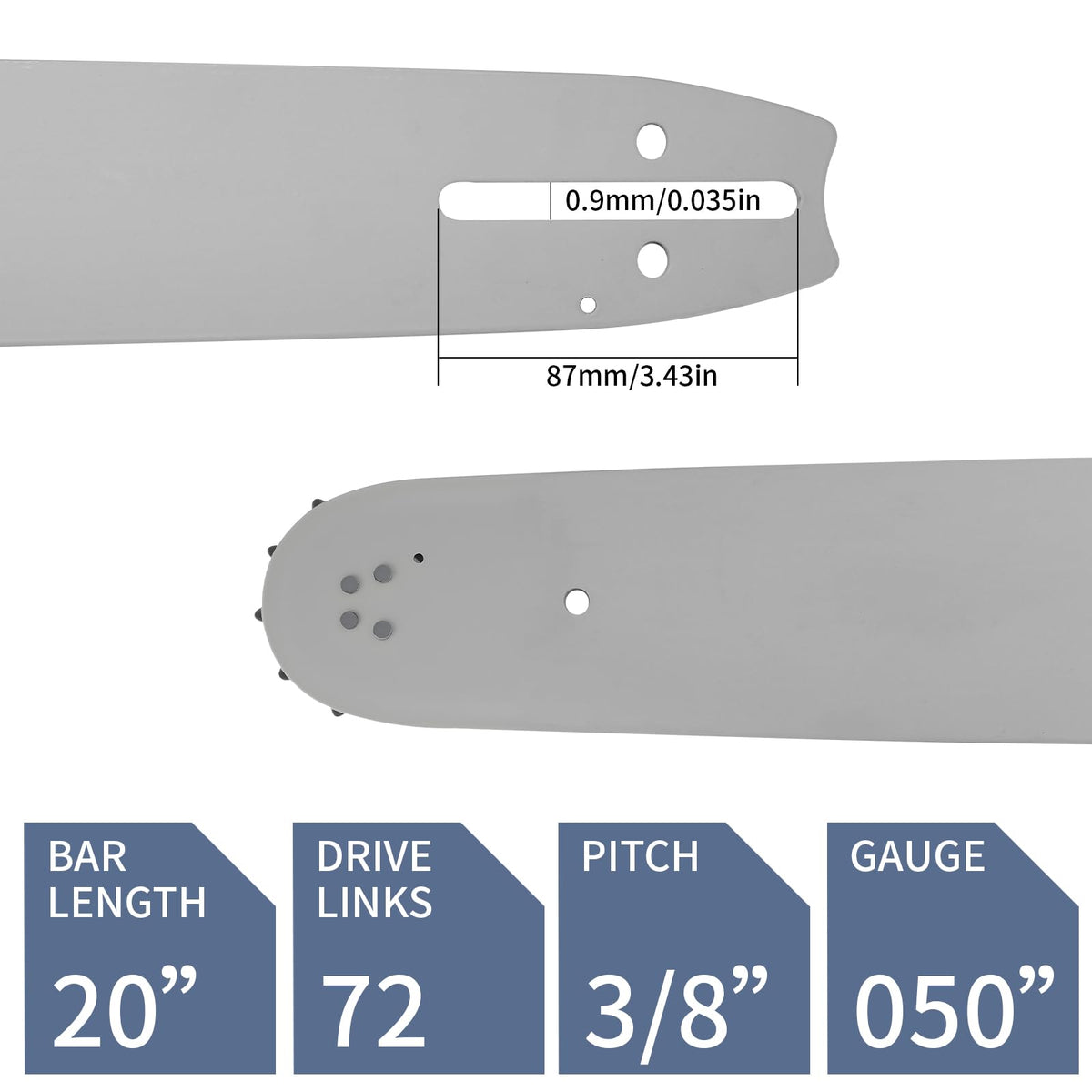 Loggers Art Gens 72 drive links chain ensuring consistent power
