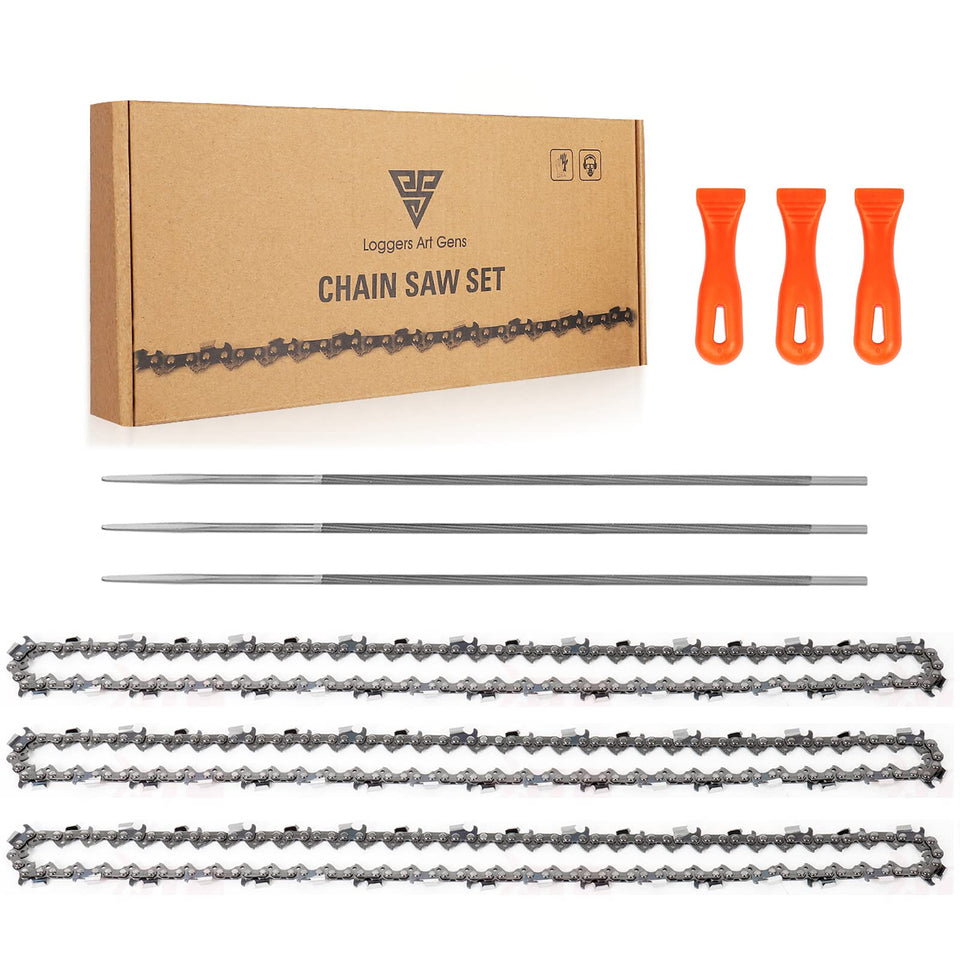 Loggers Art Gens 8in pole saw chain ready for compatible saw replacement.