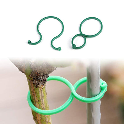 Lohas Select plant twist clip ties securely support climbing plants without damage.