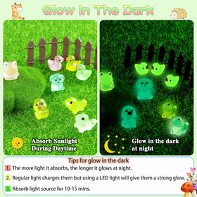 LOIKMIUP glow mushroom figurine accents shelves with soft luminescent charm