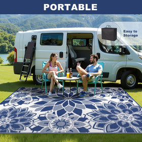 LOKHOM four-corner pegs secure rug on windy days