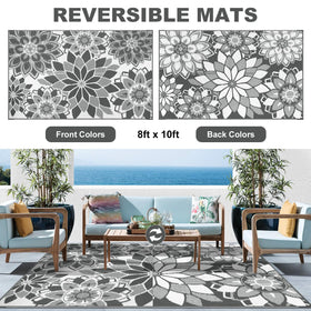 LOKHOM UV-resistant rug preserves color on sunny decks and poolside
