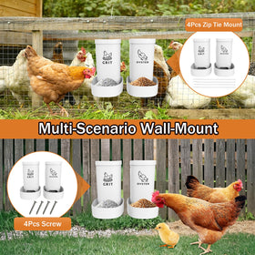 LOLEDE easy-install feeder mounts on fences, walls, or nets for flexible setup