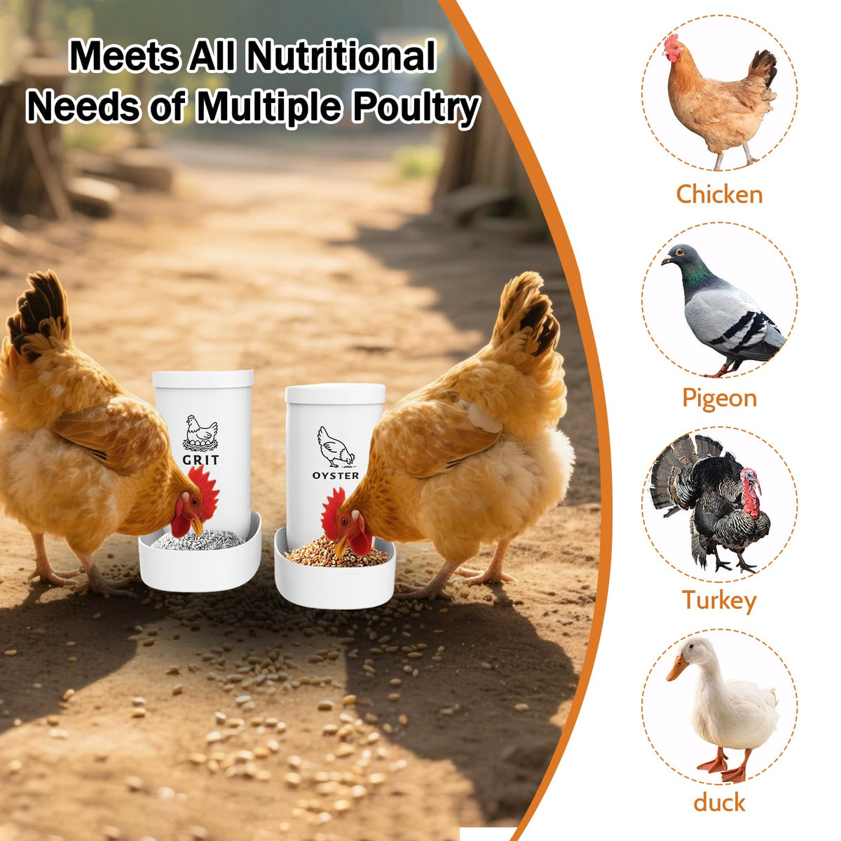 LOLEDE two-pack value pack provides extended feeding options for flocks