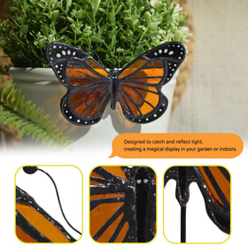 Lolitarcrafts stained-glass planter decor enhances indoor plant displays.