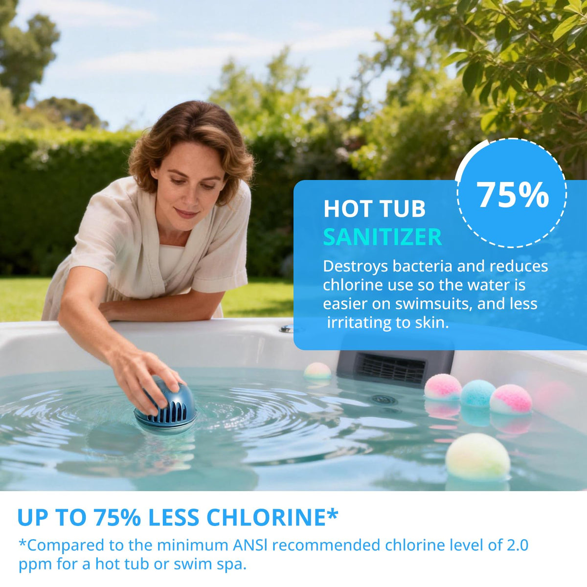 LOMINX mineral cartridge designed for Frog system performance in 600-gallon tubs.