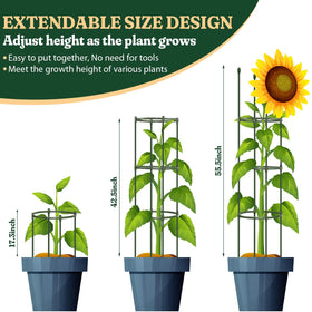 LOMNYIY rustproof plastic coated tubes resist corrosion and extend trellis life