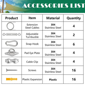 Lomoky stainless steel wire rope provides weatherproof support for outdoor canopies.