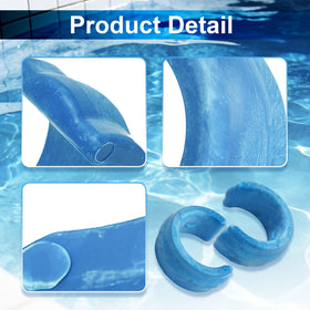 LoMoTive pool cleaner hose weight installed for balanced hose performance