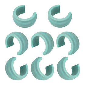 LoMoTive turquoise hose weight with universal fit keeps cleaner on pool floor