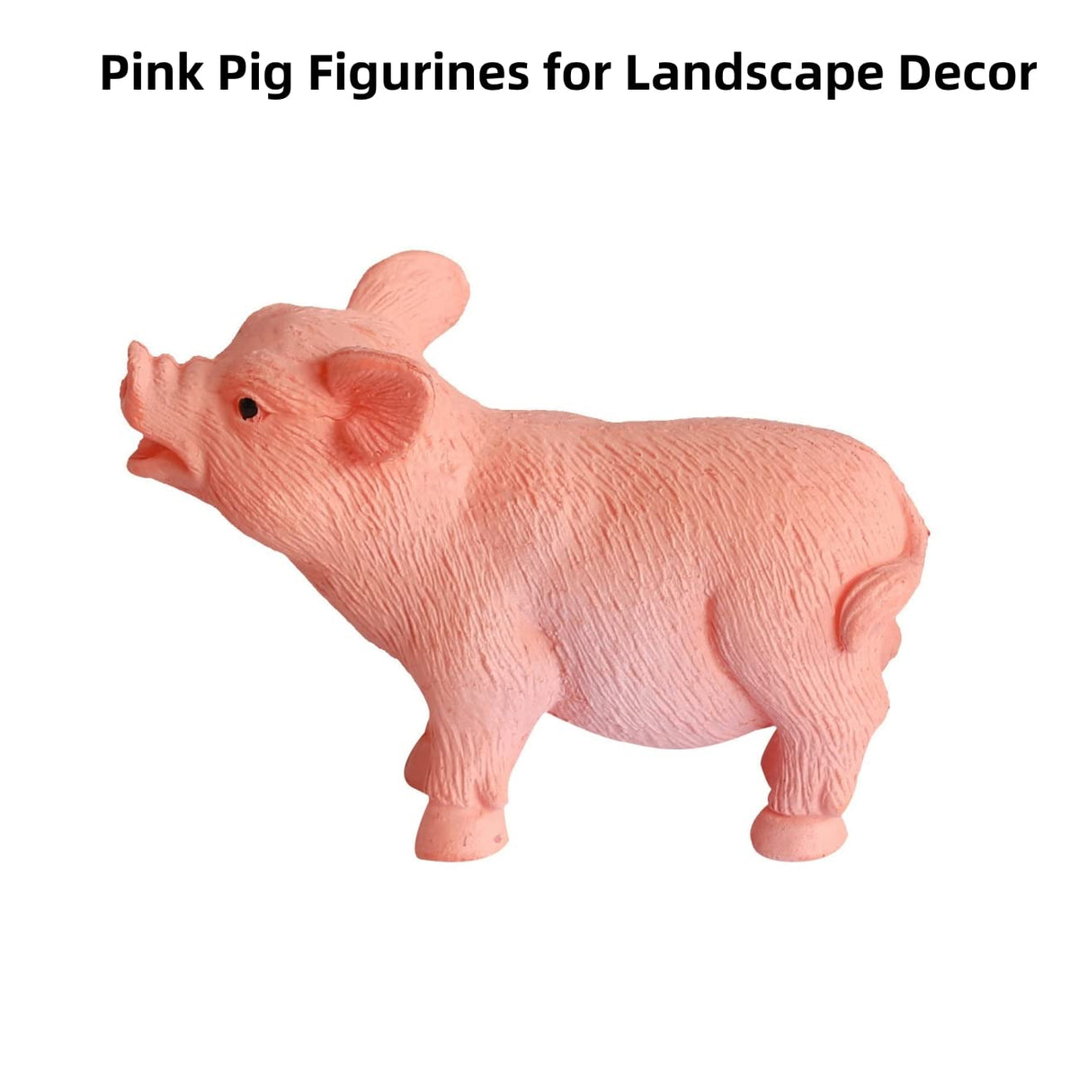 LONCESS pink pig collection pieces ideal for garden accents and gift ideas