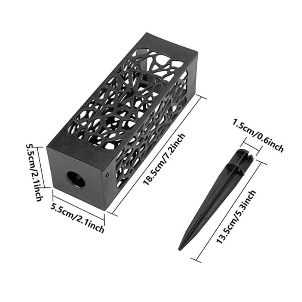 Londehuhai grave flower holder with drainage holes for moisture control