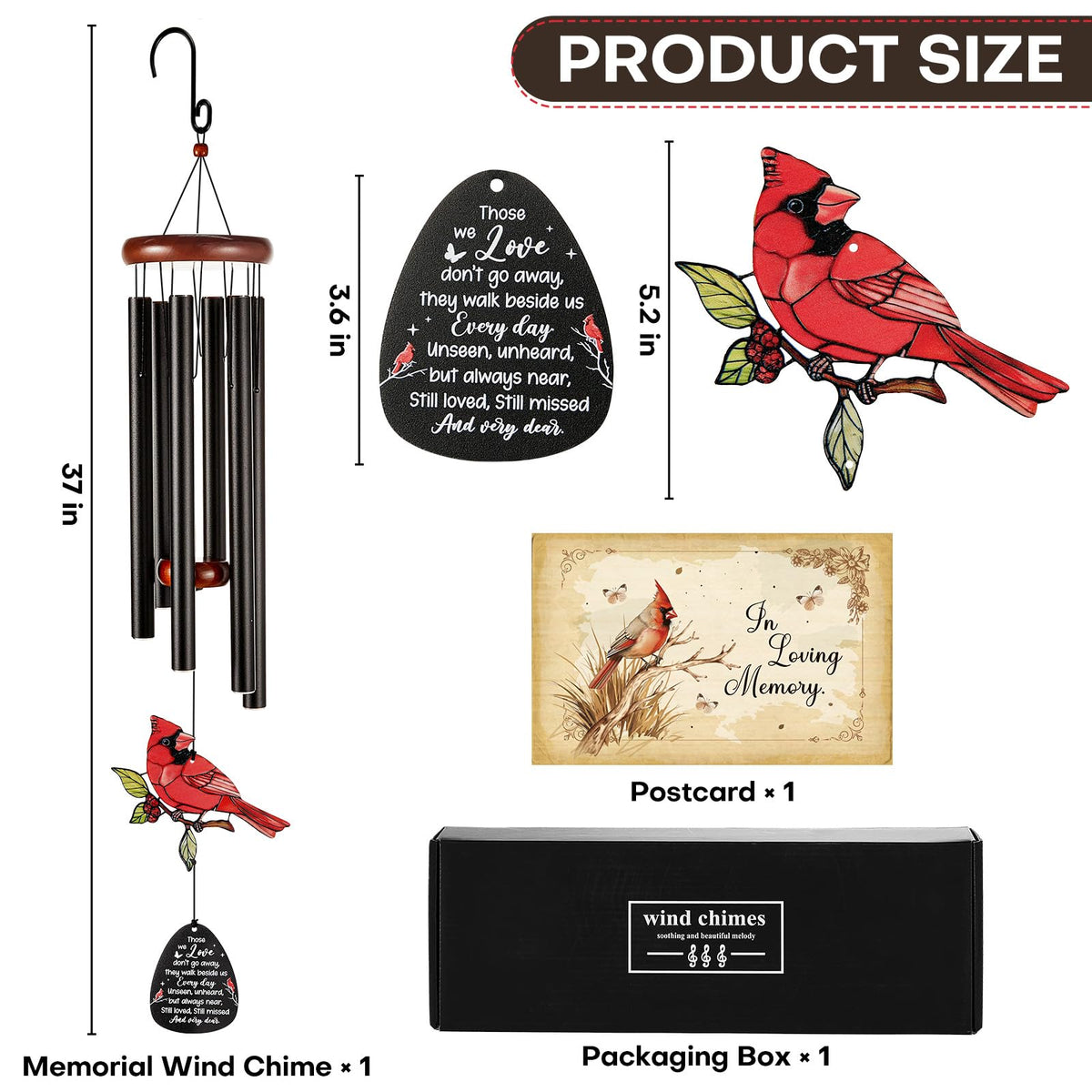 Lonfliness cardinal glass suncatcher adds a bright, comforting focal point in sunlight