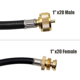 Close-up of LONGADS brass fittings ensuring secure airtight connections