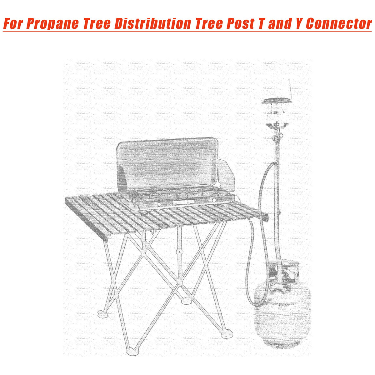 Packaged LONGADS two-hose set ready for outdoor propane projects