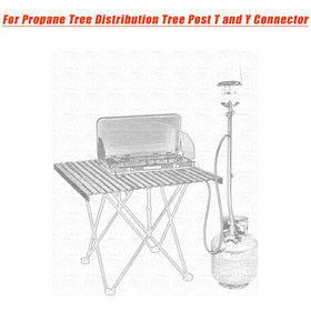 Packaged LONGADS two-hose set ready for outdoor propane projects