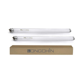 Longchin T8 10W bug zapper bulb emits 365 nm UV to attract flying insects.