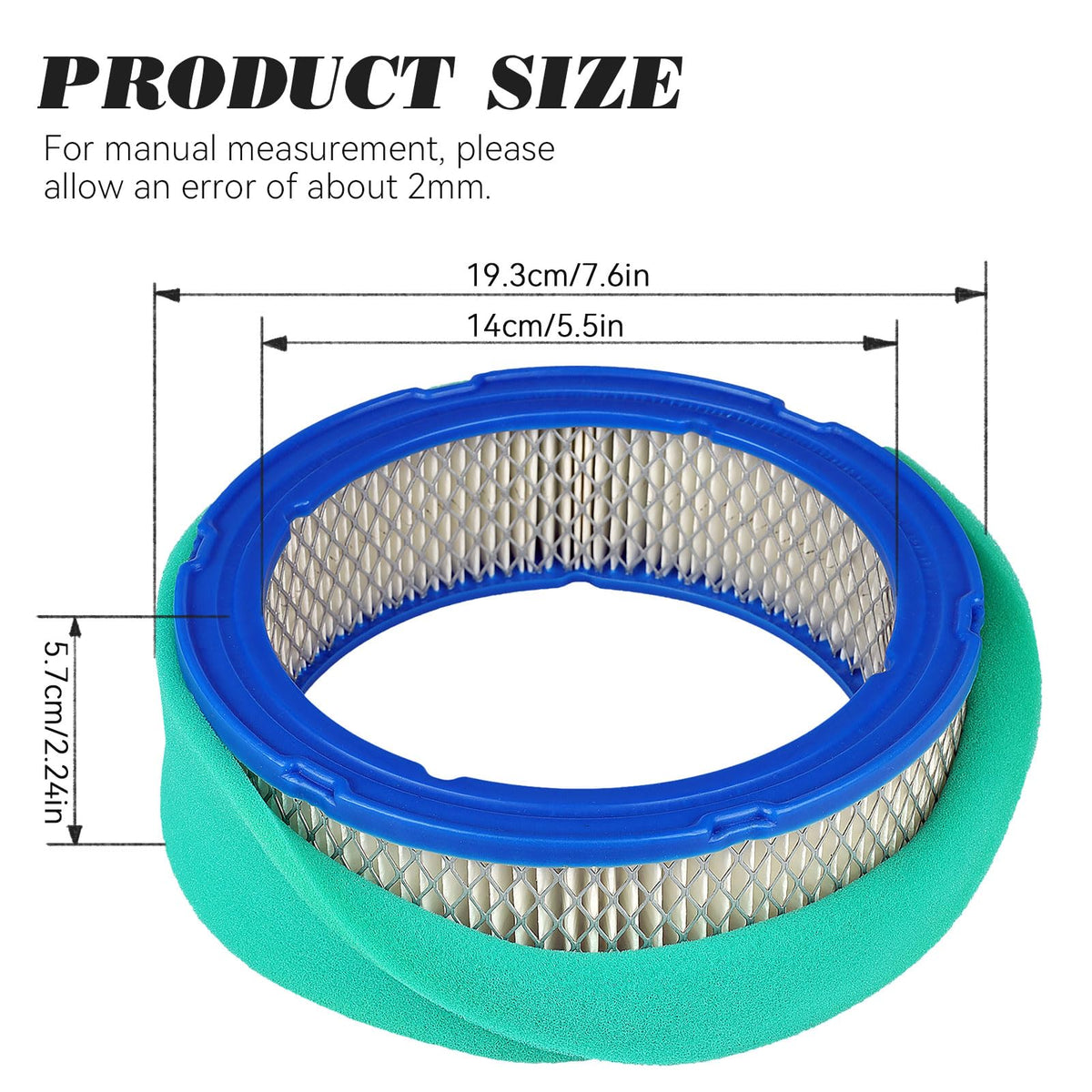 Lonsda air filter packaging highlighting OEM compatibility and ease of replacement