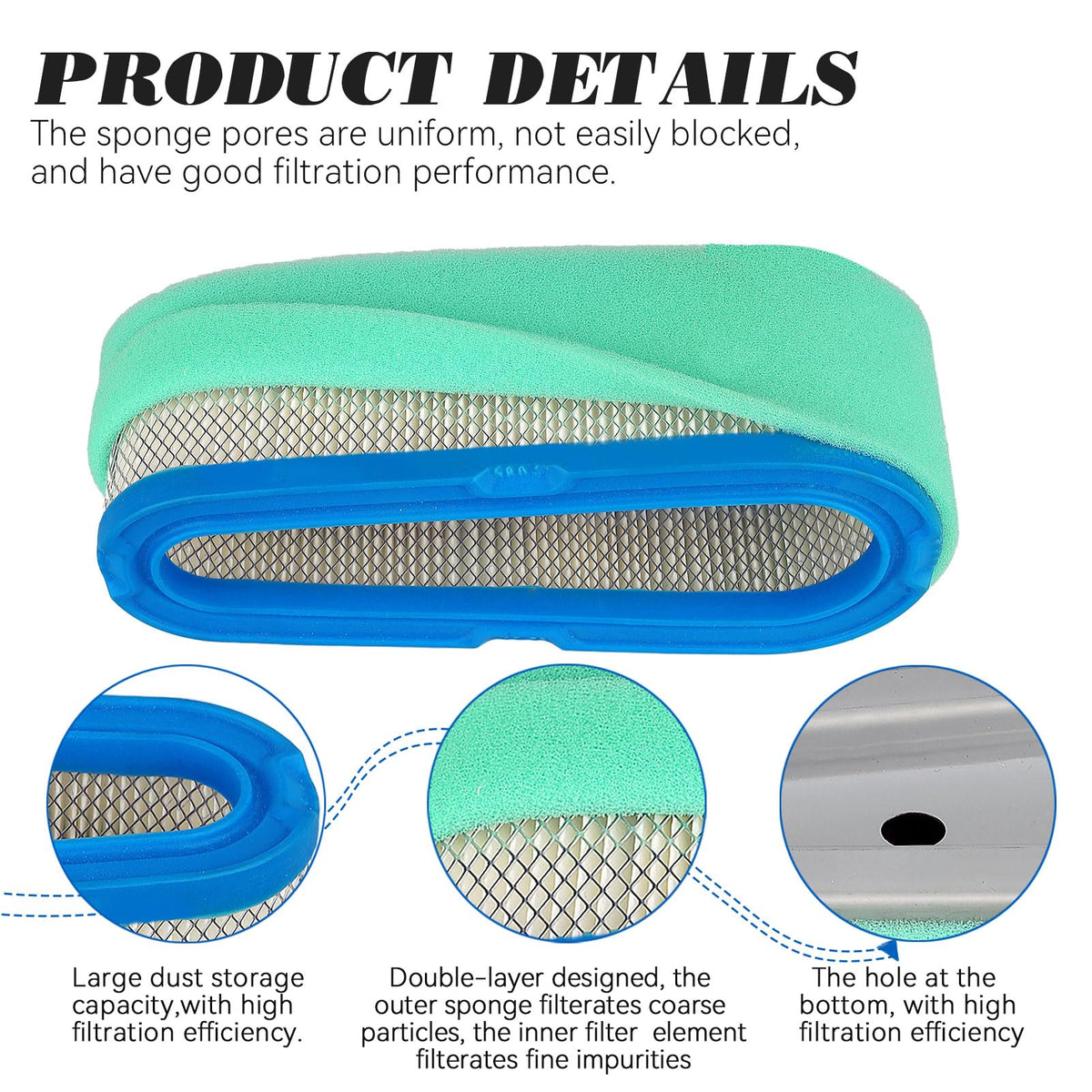 Lonsda pre-filter assembly highlighting easy cleaning and fit