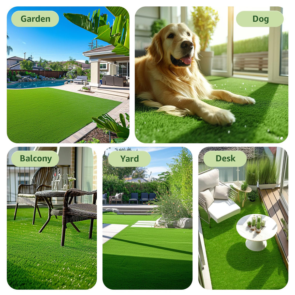 LOOBANI dog potty solution for garden balcony backyard