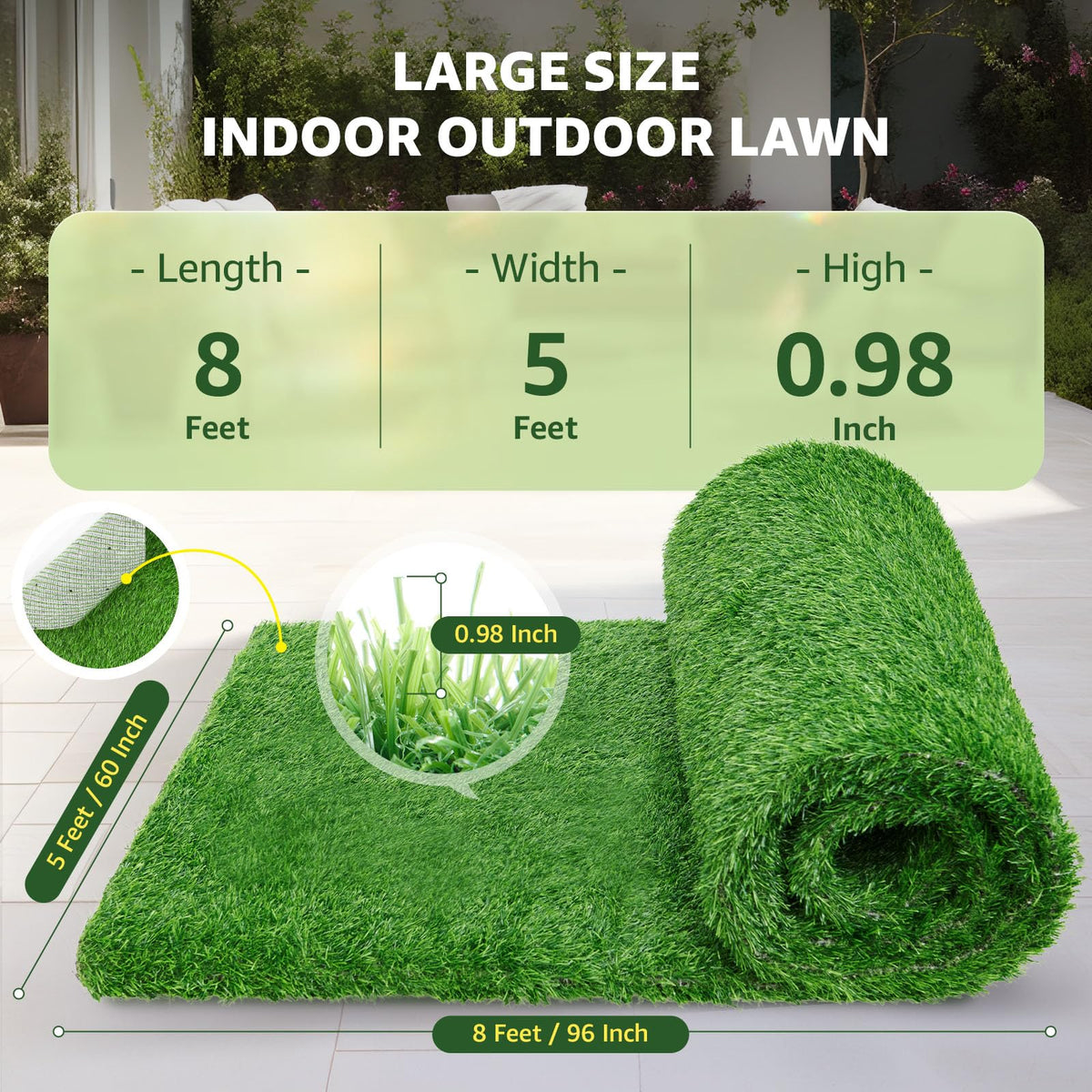 LOOBANI four-layer backing ensures durable installation