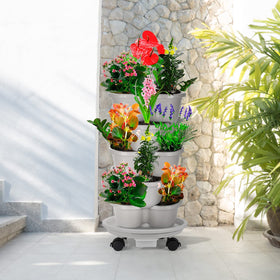 Looca three pack set provides versatile stands for multiple indoor displays.