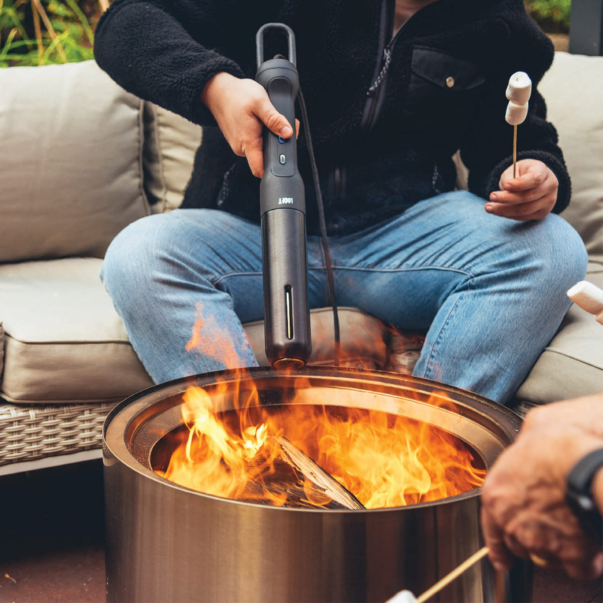 Looftlighter Pro ideal for grills, smokers, and fireplaces.