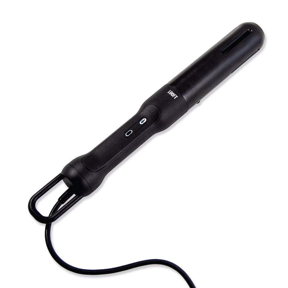 Looftlighter Pro ignition action demonstrates quick charcoal start for barbecues.