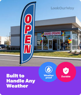 LookOurWay offers over 200 custom designs to match your brand and event.