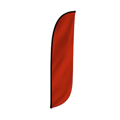 LookOurWay feather flag banner 12ft red for outdoor promotion and high visibility