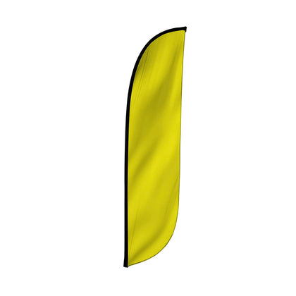 LookOurWay yellow feather flag 12ft for outdoor business visibility
