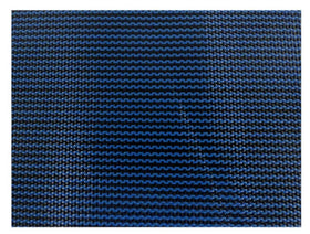 Color-matched patch for seamless repair on green mesh pool covers.