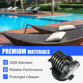 Loosoo 17307-0110S mounting with stainless steel band clamp for solid installation.