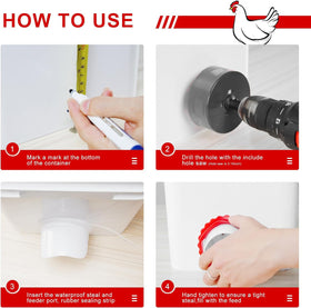 lopopvsys complete 6-pack includes ports and hole saw for convenience.