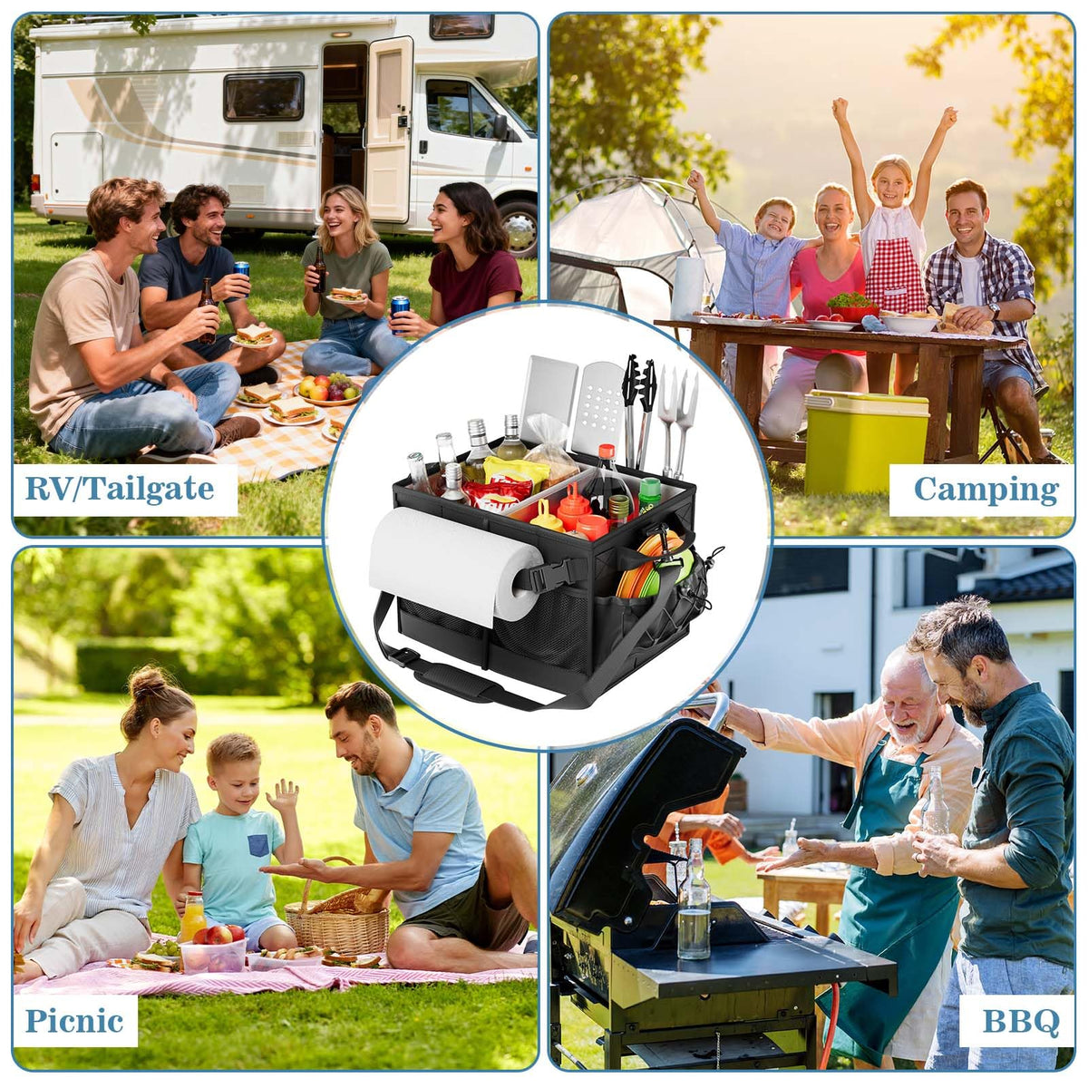 Lorbro Grill Caddy makes a thoughtful outdoor gift for picnics and barbecues