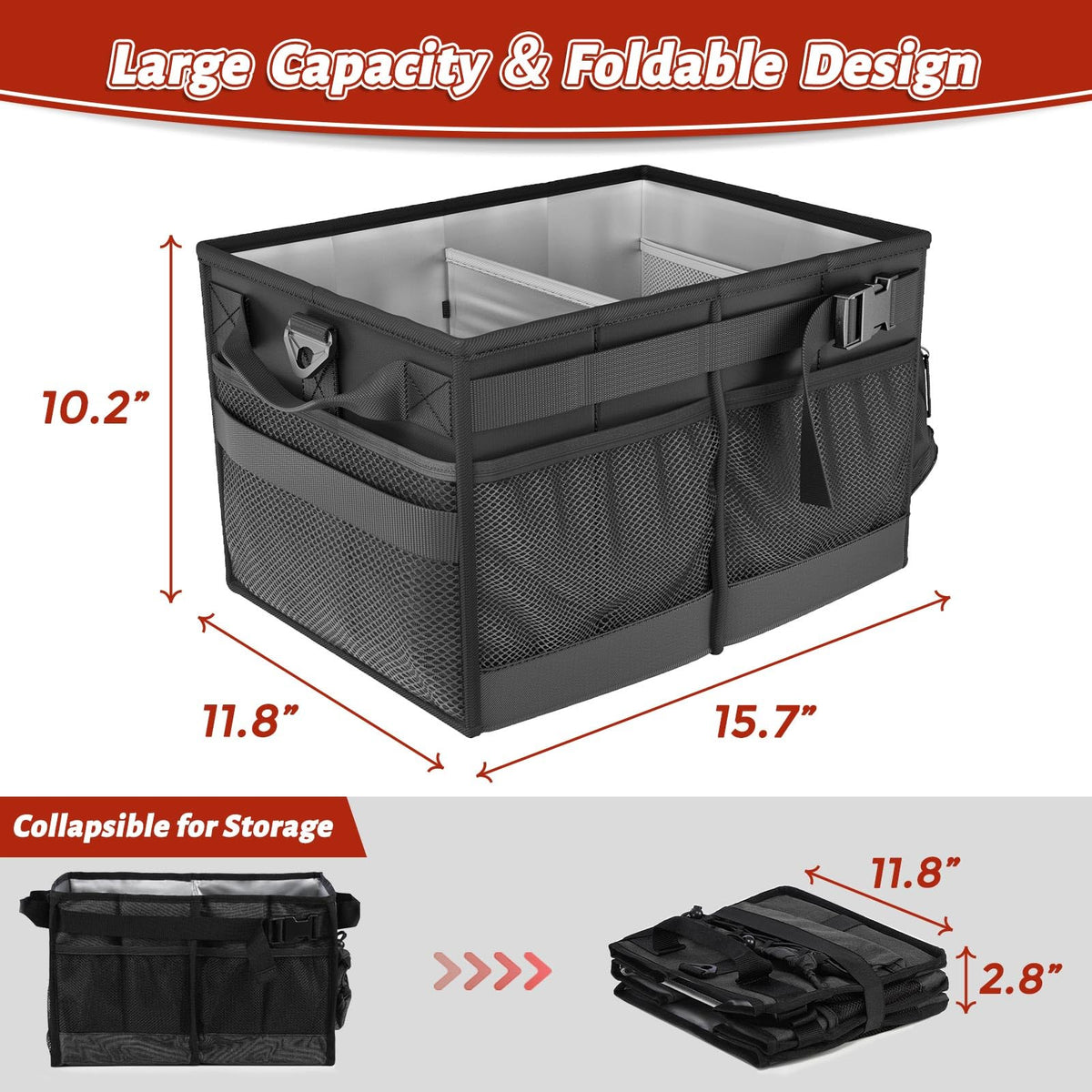Lorbro Grill Caddy uses waterproof oxford fabric with a polished aluminum interior