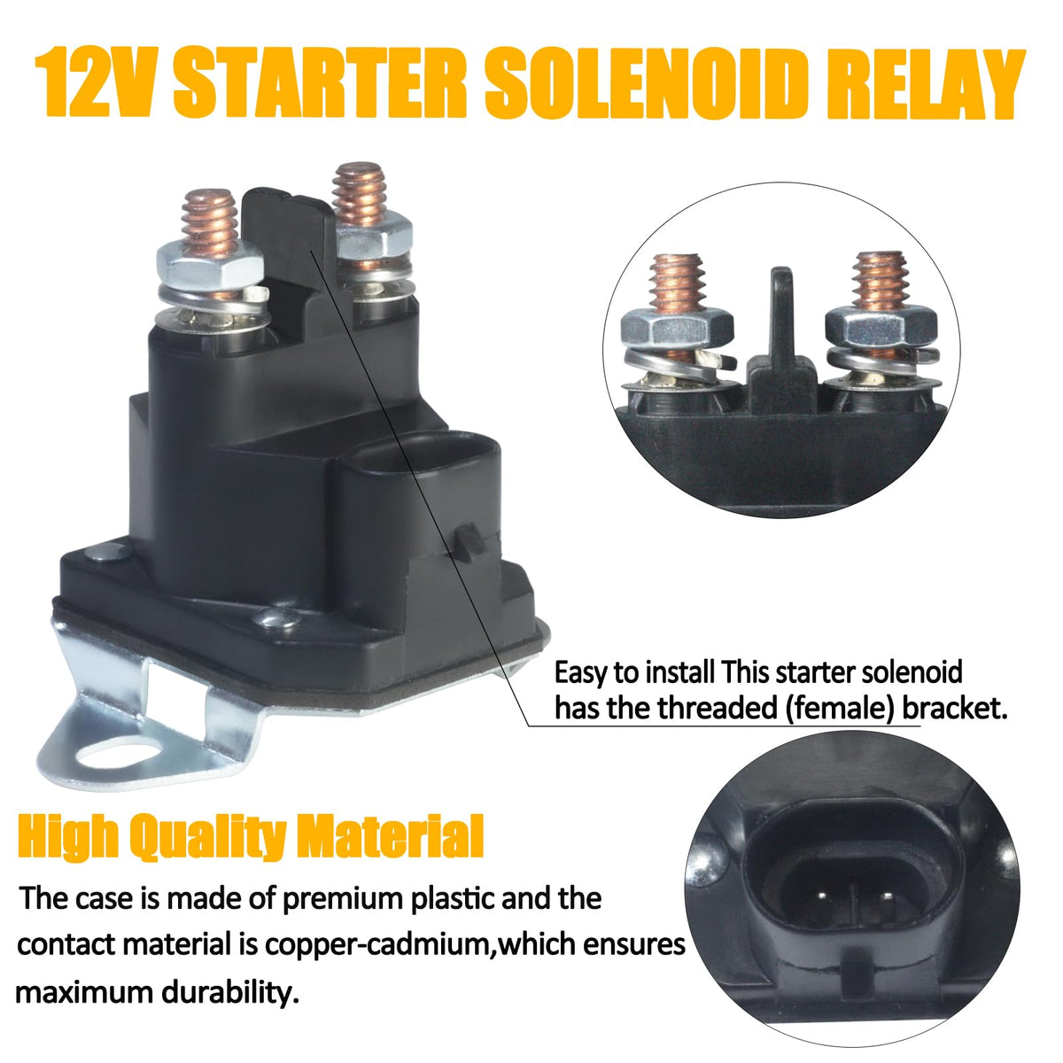 LordandLand 04781700 starter solenoid durable body shown in-pack