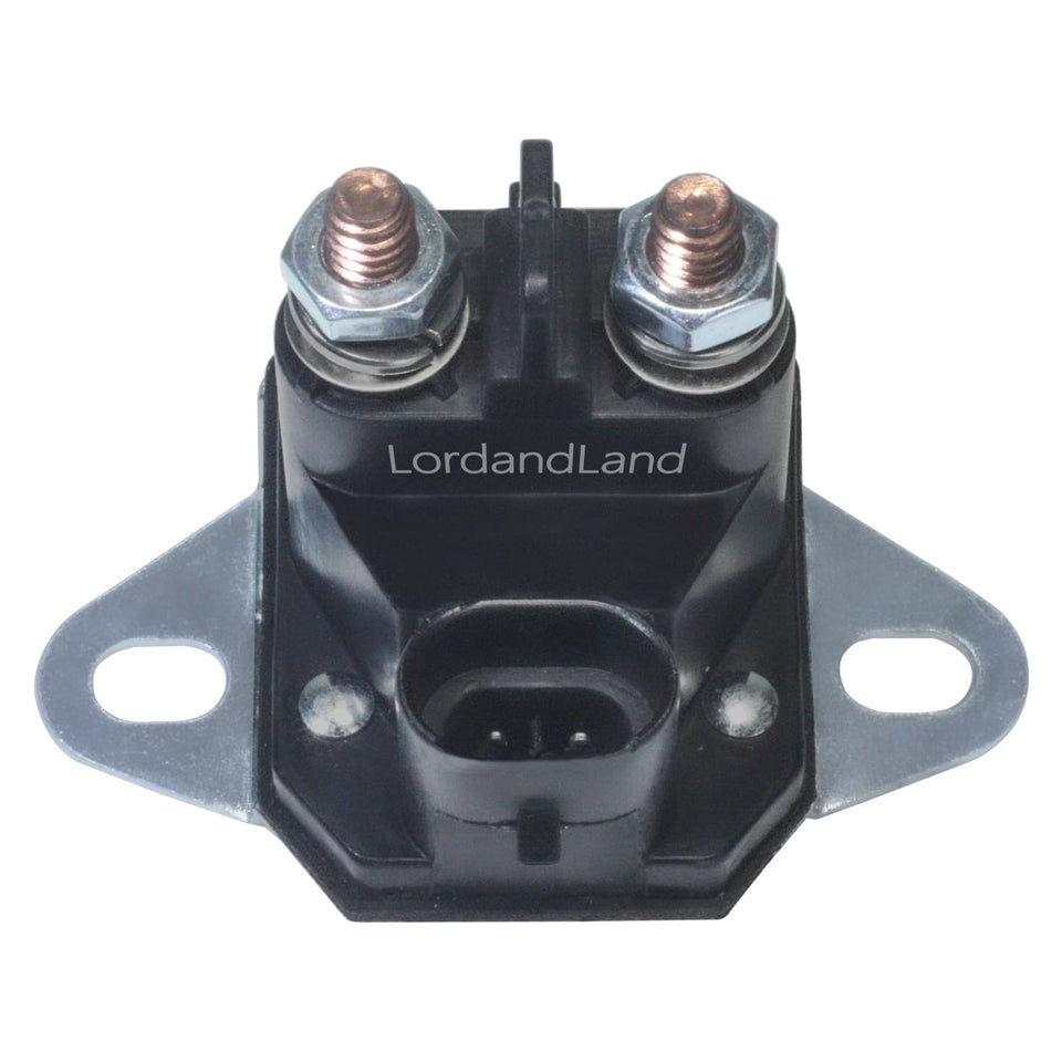 LordandLand 04781700 starter solenoid front view for reliable 12V engine start