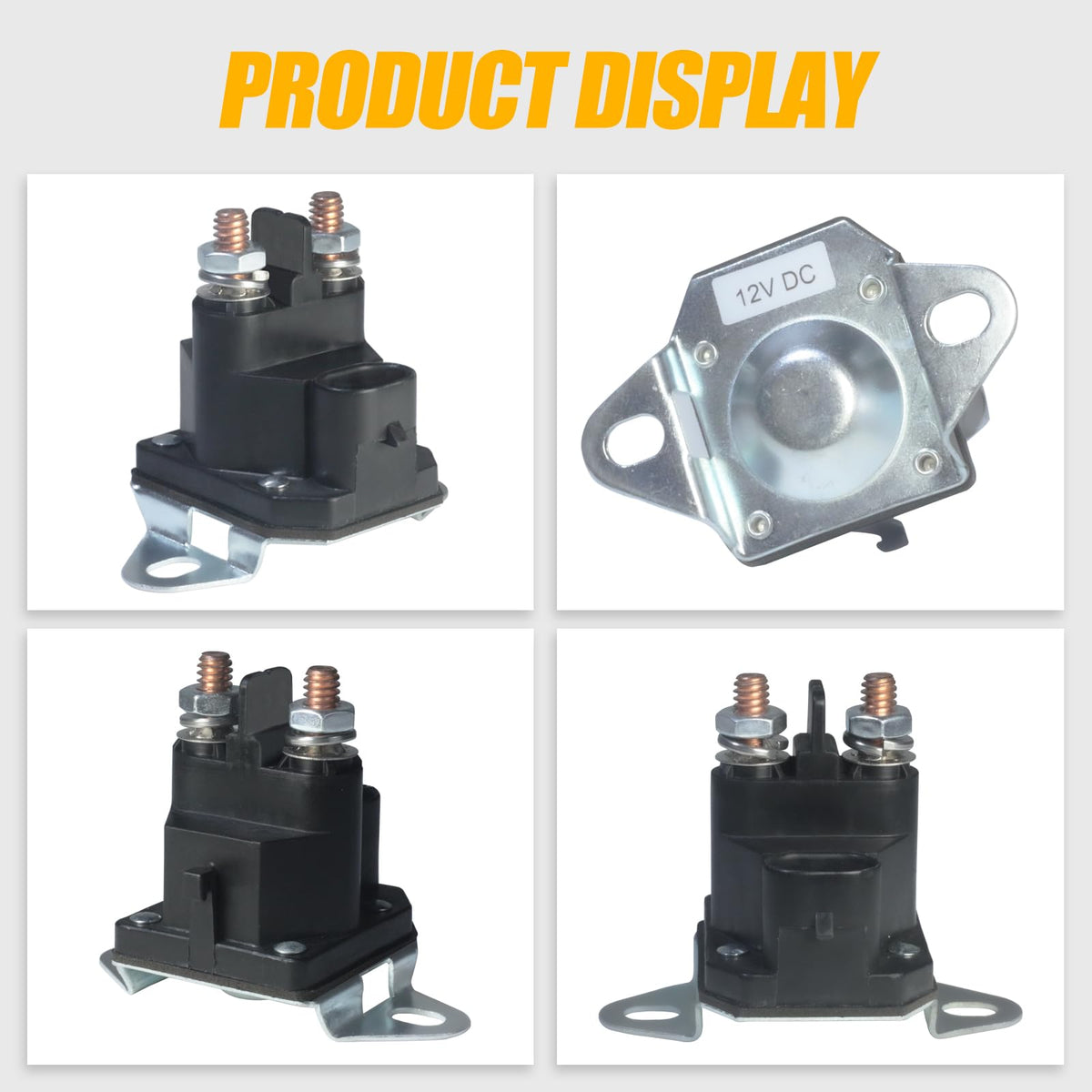 LordandLand 04781700 starter solenoid mounting interface on compatible 12V systems