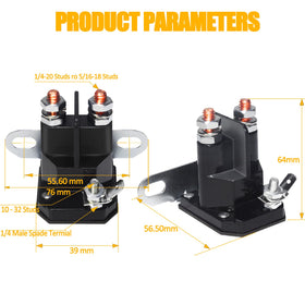 LordandLand compatible zero-turn mower solenoid ensures smooth engine startups.