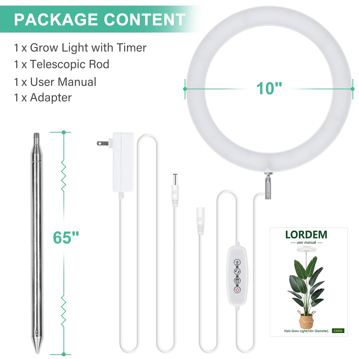 LORDEM ideal for tall indoor plants in low-light spaces